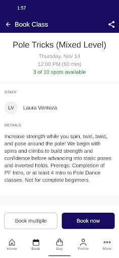 Dollhouse Pole Dance MPLS Screenshot 3 - AppWisp.com