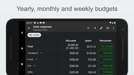 My Expenses Captura de pantalla