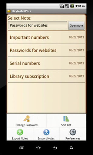 KeynotesPlus Screen 3