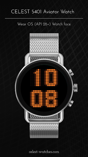 Android application CELEST5401 Minimalist Watch screenshort