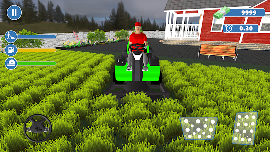 Mowing Simulator Lawn Cutting