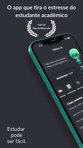 Android application Gênio IA: Assistente de Estudo screenshort