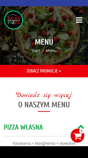 Android application Bella Vita screenshort