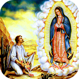 Juan Diego y la Virgen icon