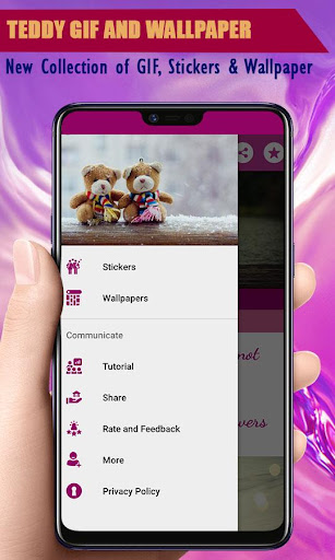 Teddy Gif Stickers Screen 2