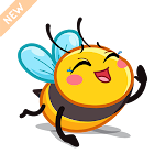 Cover Image of Descargar Bee Stickers WAStickerApps 2.1 APK