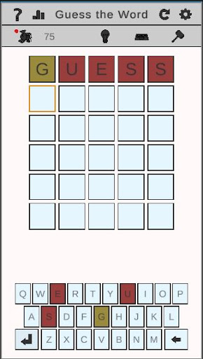 WordGuessr Word Guesser Screen 3