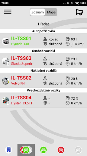 Android application TSS Monitoring screenshort