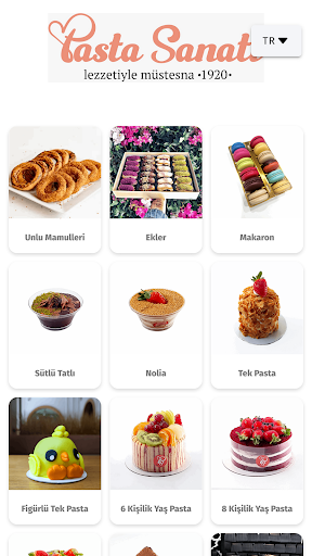 Android application Pasta Sanatı screenshort