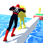 Cover Image of Download Superhero Pusher Stickman Run  APK