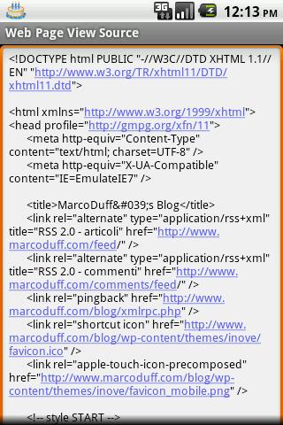 WebPageViewSource Screen 3