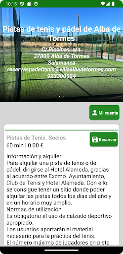 Reservas Alba de Tormes Screen 3