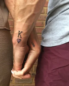 Designs de tatuagem de casal