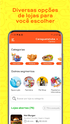 Litoral na Mesa - Delivery Screen 2