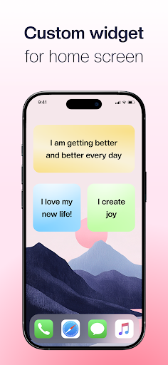 Screenshot of Daily Affirmations・Positive Me