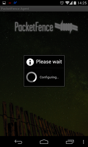 PacketFence Agent Screen 2