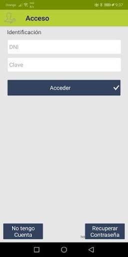 Android application Policlinica Villarrobledo screenshort