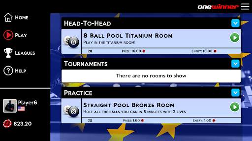 European Championship Billiard Screen 3