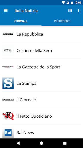 Android application Italia News | Italia Notizie screenshort