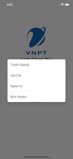 Lịch Công Tác Screen 2