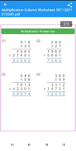 Math Long Multiplication 1.0.4 APK screenshots 7