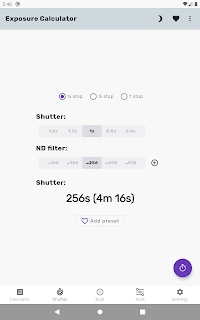 Exposure Calculator - Donate