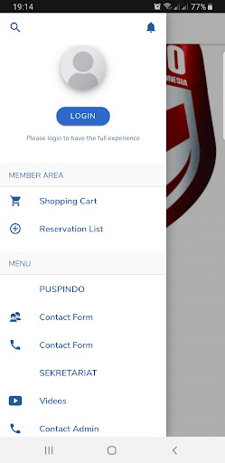 Android application PUSPINDO screenshort