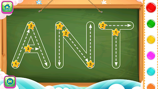 Screenshot of Numbers, ABC, Spelling Tracing