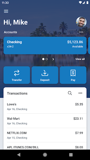 Gulf Atlantic Bank Screen 2