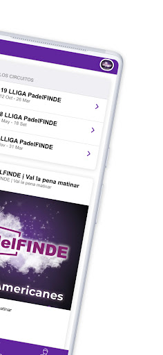 PadelFINDE Screen 2