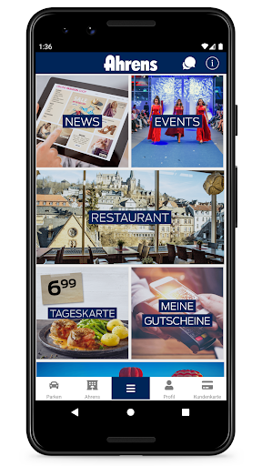 Android application Kaufhaus Ahrens screenshort