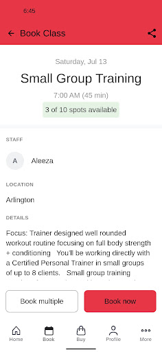 StarFit Studio Screen 3