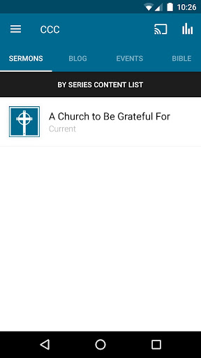 Android application Christ Covenant Church screenshort