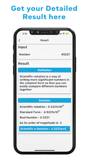 Scientific Calculator App Screen 3