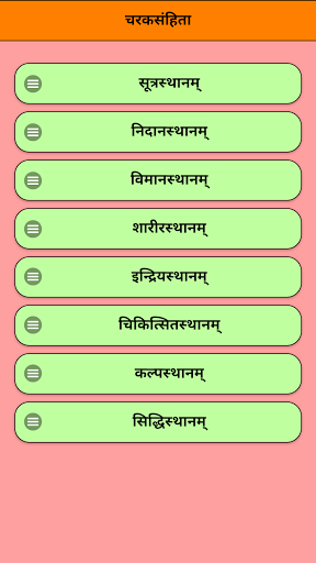 e-Charakasamhita Screen 2