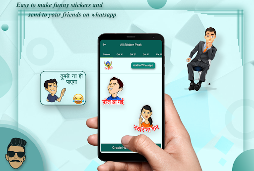 Android application Sticker Packs, WhatSticker screenshort