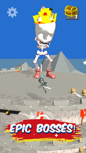Oh My Hero. Skeleton Tower Screen 2