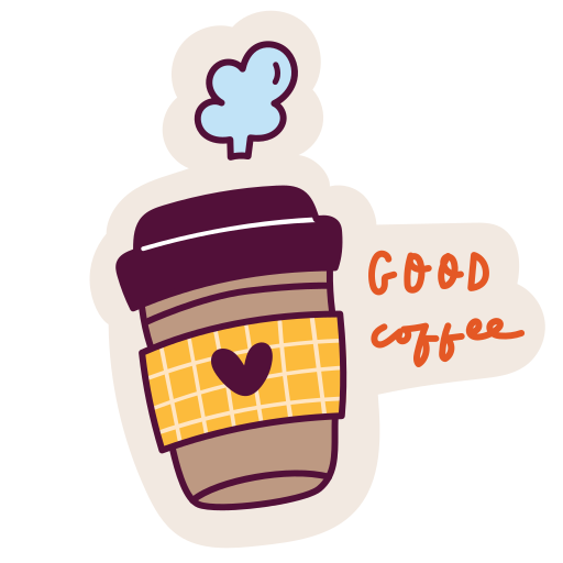 Love Coffee Stickers logo