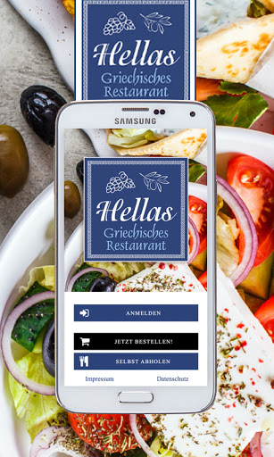 Android application Hellas Restaurant screenshort