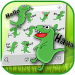 Cover Image of Download Funny Dino Emoji Stickers  APK