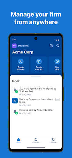 Android application TaxDome screenshort