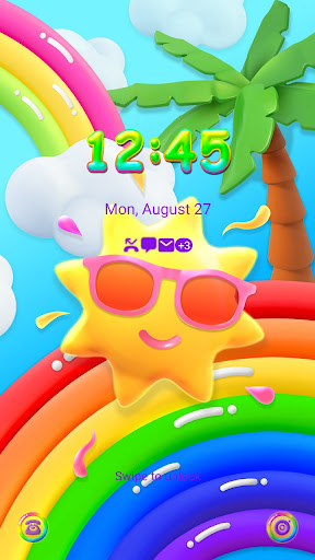 Sun Rainbow Sky - Wallpaper Screen 2