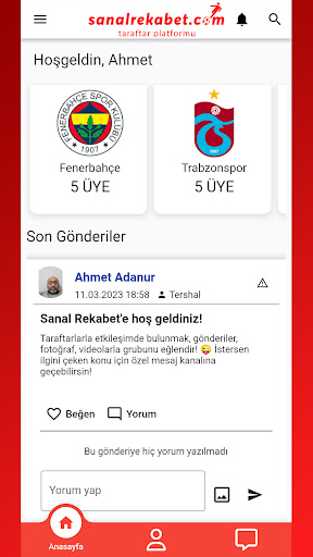 Sanal Rekabet Screen 2