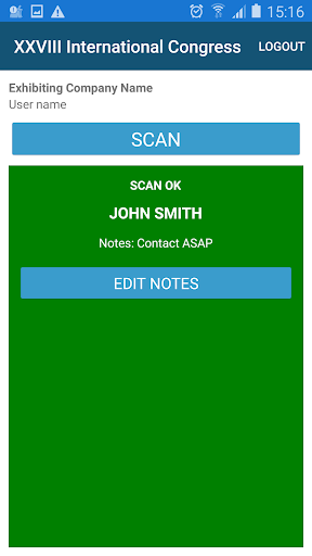 StandVisit Screen 2