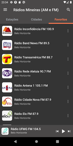 Rádios Mineiras (AM e FM) Screen 3
