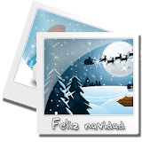 Merry Christmas postcards 2016 icon