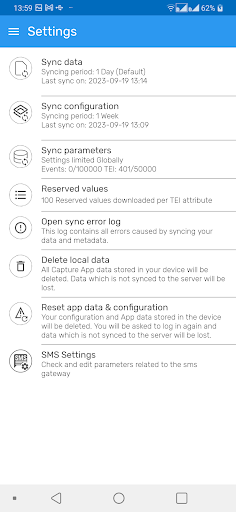 Family Info Management System Screen 3