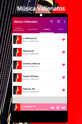 Música Vallenatos Romanticos D Screen 3