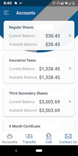 Bison FCU Mobile Banking Screen 2