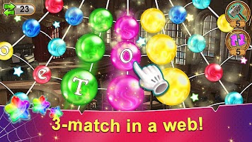 Rainbow Web - unusual three in a row game